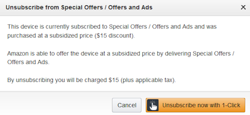 special offer ads