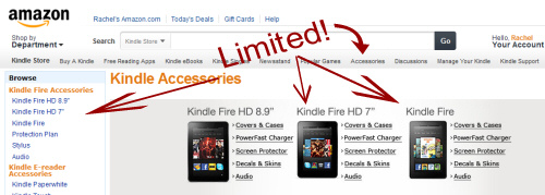 LIMITED: Amazon Kindle Fire Accessories LIMITED: Amazon Kindle Fire Accessories