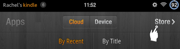 where is the settings icon on my kindle fire where is the settings icon on my kindle fire