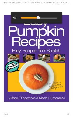 Screenshot of Easy Pumpkin Recipes With Volume Bar Screenshot of Easy Pumpkin Recipes With Volume Bar