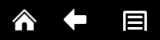 Home, back, and menu buttons
