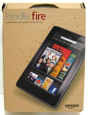 A New Kindle Fire In Its Box