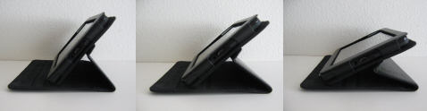 Three Kindle Fire Cover Viewing Angles