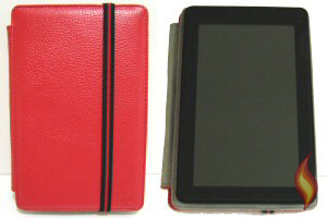 My Kindle Fire Cover, Frameless Red Portrait