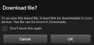 Kindle Fire Question: Download File? Kindle Fire Question: Download File?