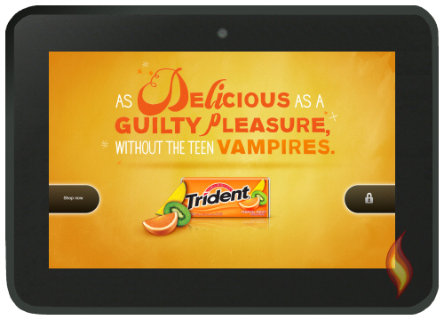 Kindle Fire HD 8.9: Special Offer for Trident gum