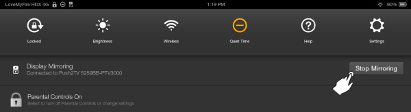 where is the settings icon on my kindle fire where is the settings icon on my kindle fire
