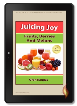 Kindle Book, Juicing Joy, on Kindle Fire
