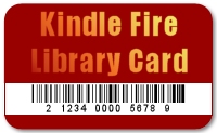 Kindle Fire Library Card