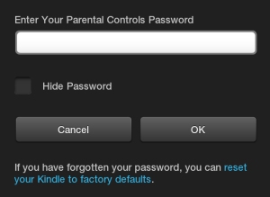 Enter Your Kindle Fire Password for all Purchases Enter Your Kindle Fire Password for all Purchases