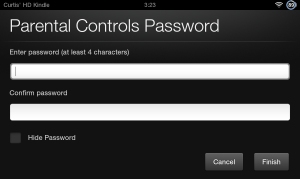 Create a Kindle Fire Password Create a Kindle Fire Password
