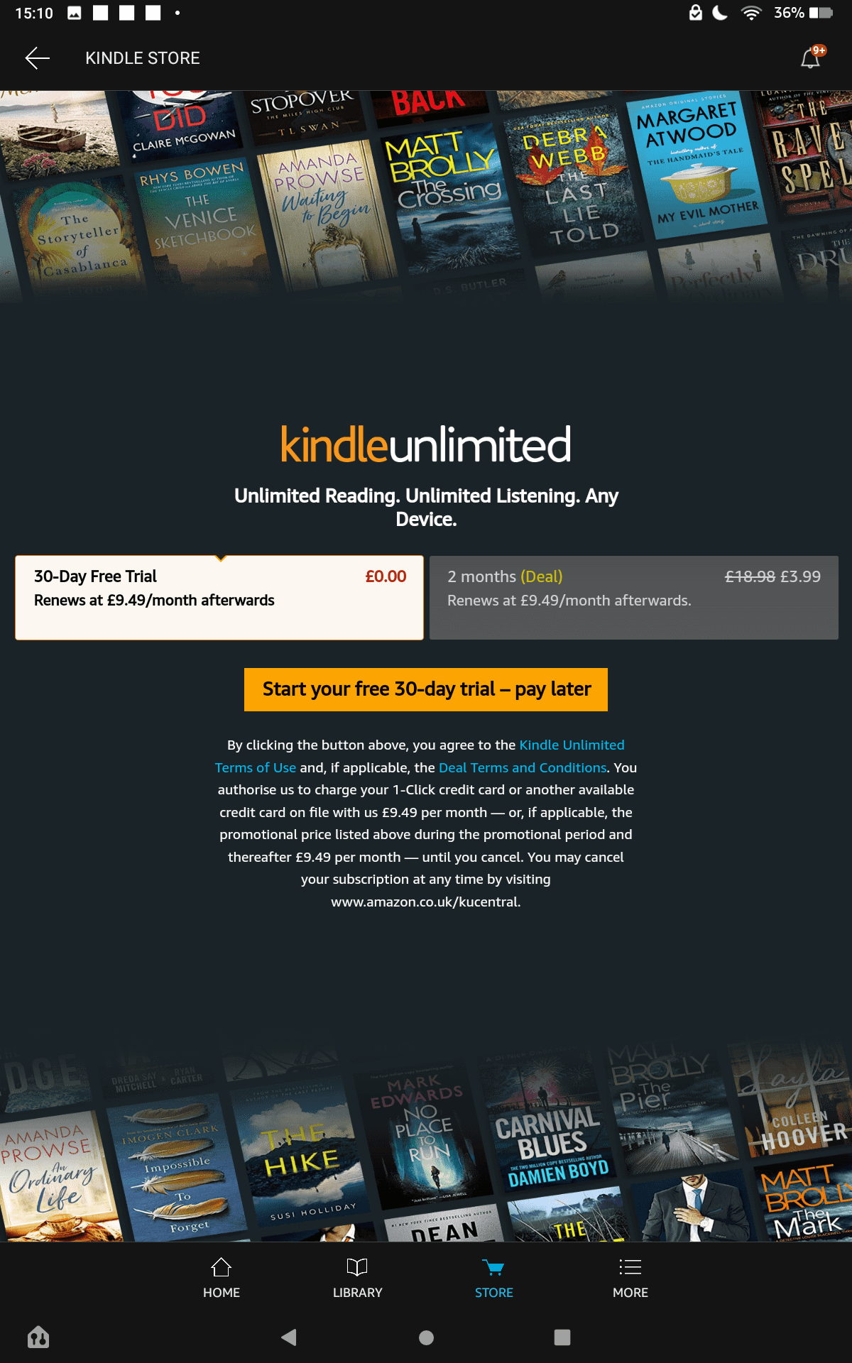 Kindle Unlimited Books and Audiobooks