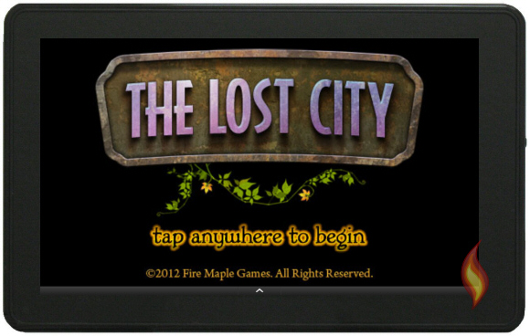 The Lost City Home Screen