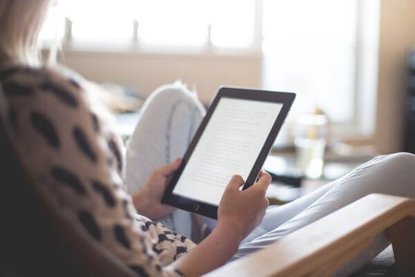 Reading on a Kindle Reading on a Kindle