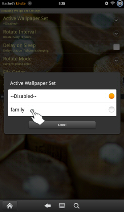 Rotating Wallpaper Select Set