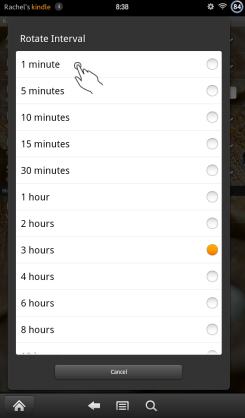 Rotating Wallpaper Select One Minute