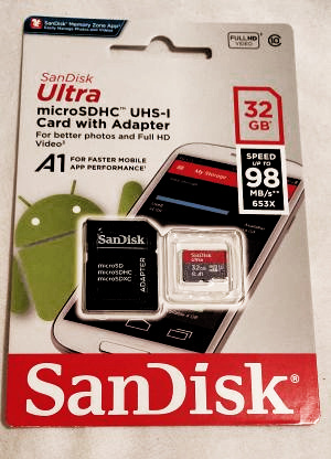 Micro SD card for Fire