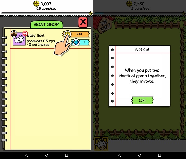 Kindle Fire Simulation Games: Goat Evolution